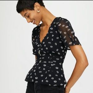 EUC Wilfred New Button Front Blouse